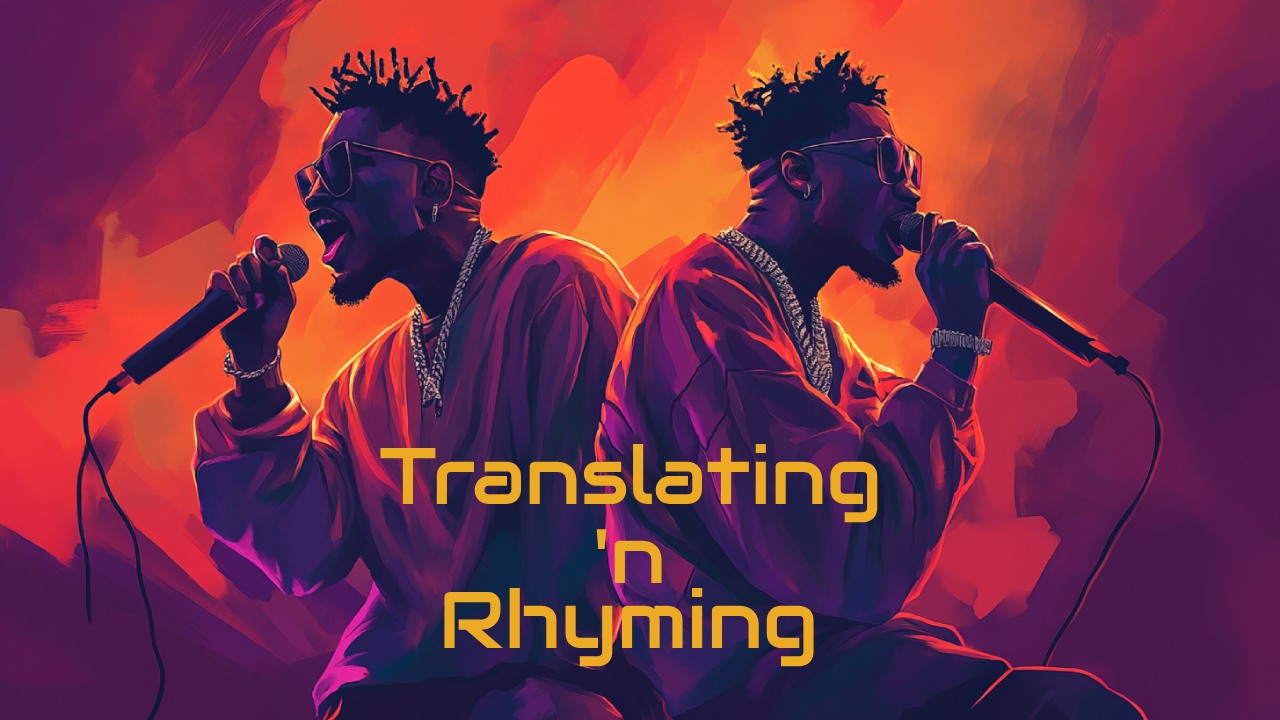 Rhyming while translating